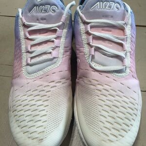 Nike Air Max 270 Pastel Pink and White Shoes